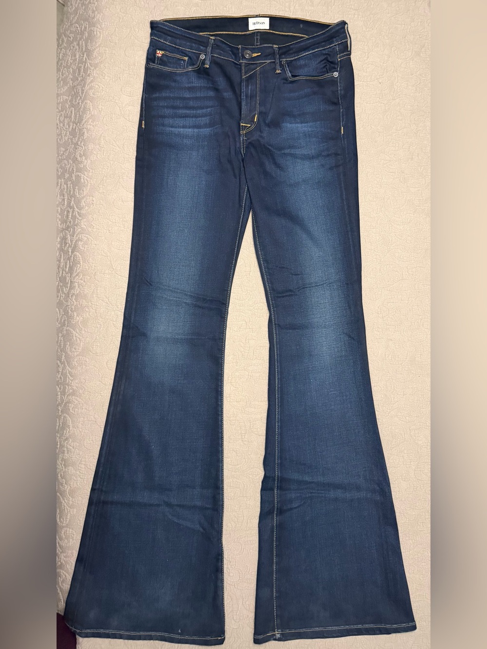 Hudson Jeans Women's Dark Blue Flare Jeans